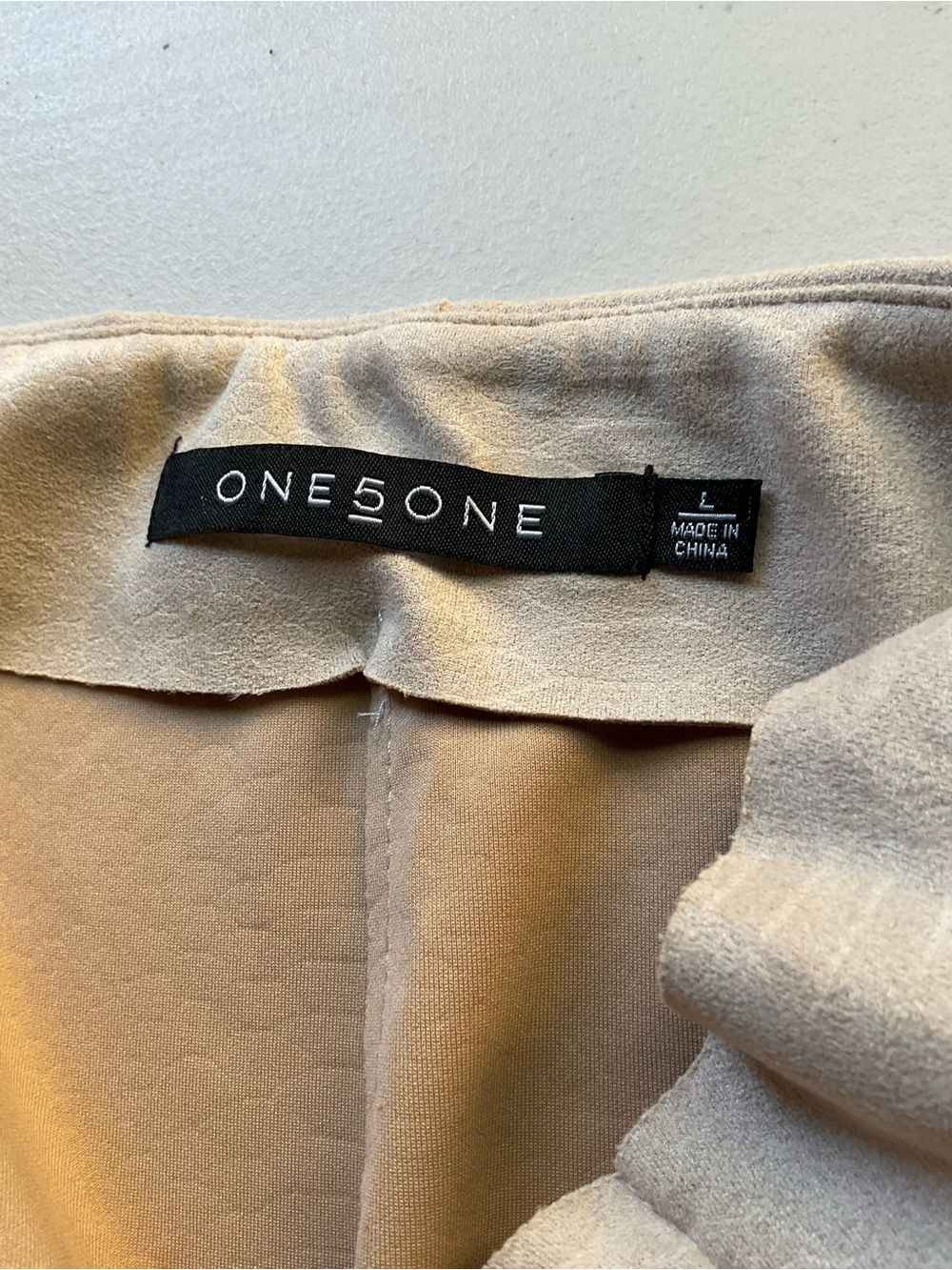 one 5 one Beige A-Line Midi Skirt - Picture 4 of 9